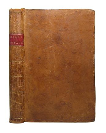 BLIGH, WILLIAM. A Voyage to the South Sea.  Dublin, 1792